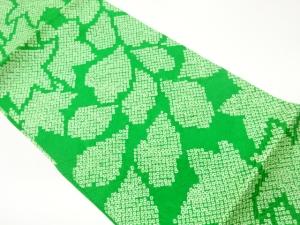 絞り抽象模様開き名古屋帯（額縁仕立て）